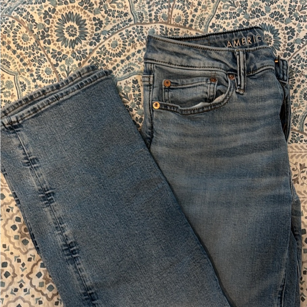 Men’s American Eagle OutfittersLight Blue Straight Leg Jeans
